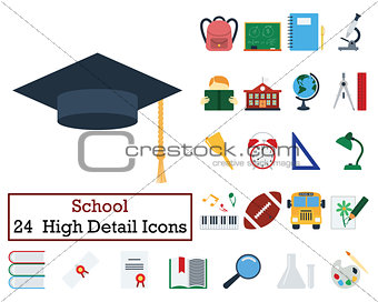 Set of 24 Education Icons