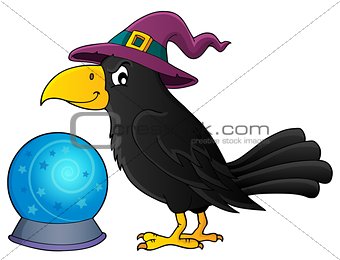 Witch crow theme image 1