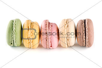 Colorful French Macarons