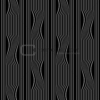Seamless striped lines pattern. 