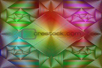 Geometric coloring background