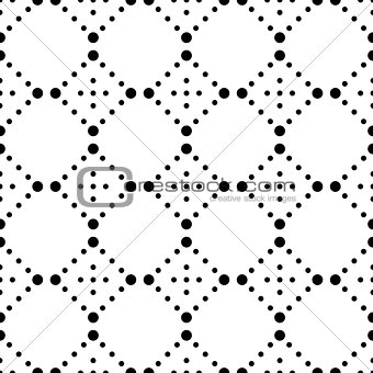 Black vector modern seamless pattern