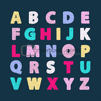 Alphabet vector creative abc