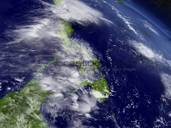 Philippines from space