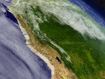 Peru from space