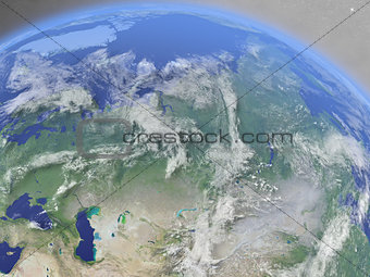 Russia from space