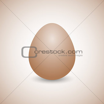 Icon egg, vector illustration.