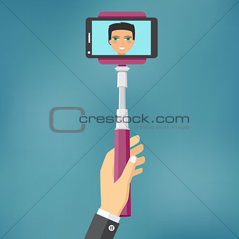 Self Portrait Tool For Smartphone.
