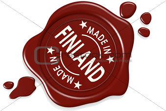 Label seal of Made in Finland