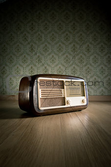 Old fashioned radio