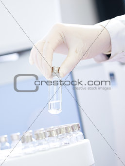 Chemical lab: autosampling