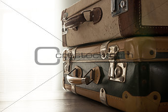 Travelling with a vintage suitcase