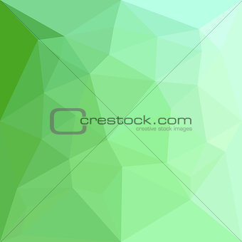 Dark Sea Green Abstract Low Polygon Background