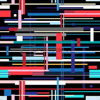 Graphic pattern of geometric stripes