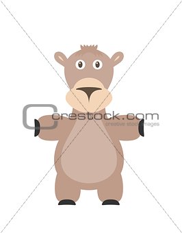 Funny camel character