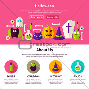 Halloween Web Design Template