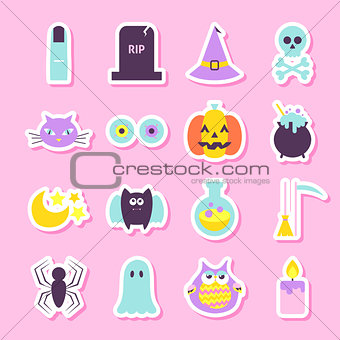 Trick or Treat Halloween Stickers