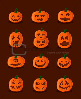 Great designed pumpkins for halloween