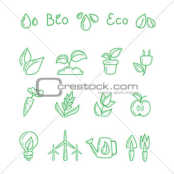 Great designed ecological icons