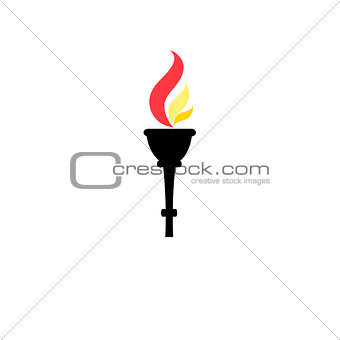 Vector torch icon