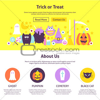 Trick or Treat Website Design