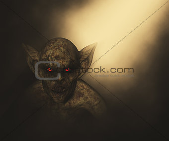 3D Halloween demon