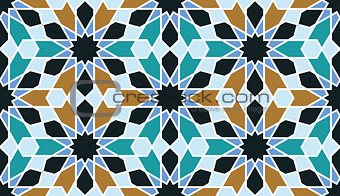 Seamless pattern in Moroccan style