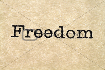 Freedom Typewriter Type