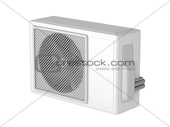 Air conditioner isolated on white 