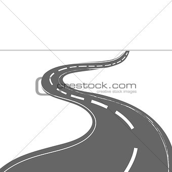 driving a winding road