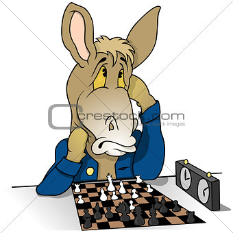 Donkey Chessplayer