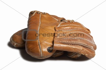 Old childs baseball glove.