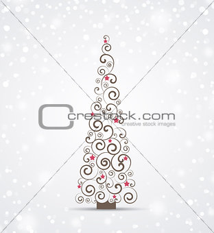 Vector Christmas tree