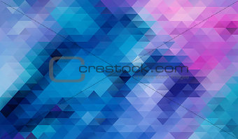 Blue Abstract triangle background