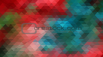 Triangle blocks structure Background for business presentation.