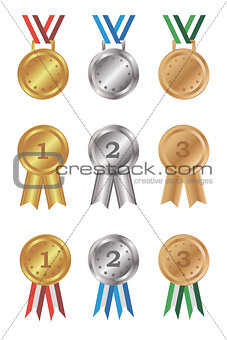 Medals and awards set