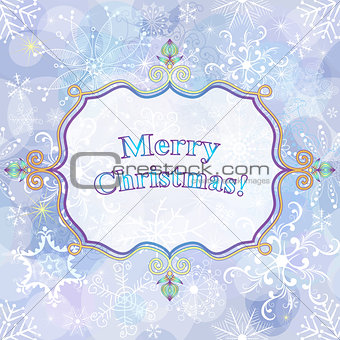 Christmas gentle greeting card