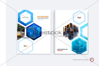 Abstract cover design, business brochure
