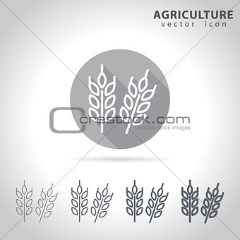 Agriculture outline icon