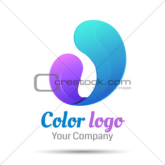 Letter U logo template. Vector business icon. Corporate branding identity design illustration for your company. Creative abstract concept.