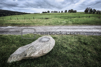 Stone in the landscape