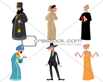 Six religious figures