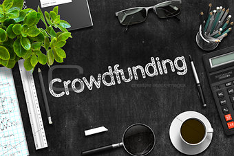 Crowdfunding Concept. 3D Rendering.