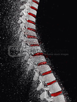 3D spine with glitter effect