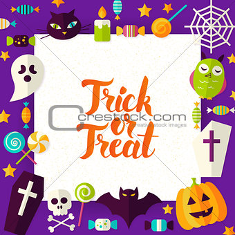 Trick or Treat Paper Template