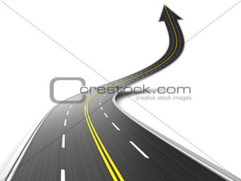 road arrow