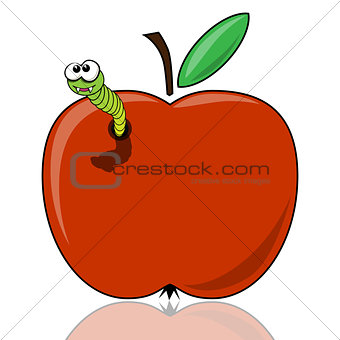 The worm in the apple