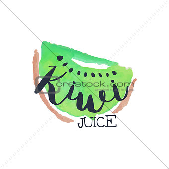 Kiwi 100 Percent Fresh Juice Promo Sign