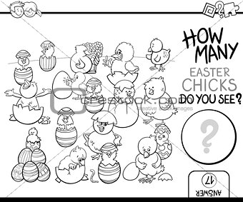 counting activity coloring page