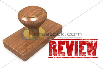 Review wooded seal stamp